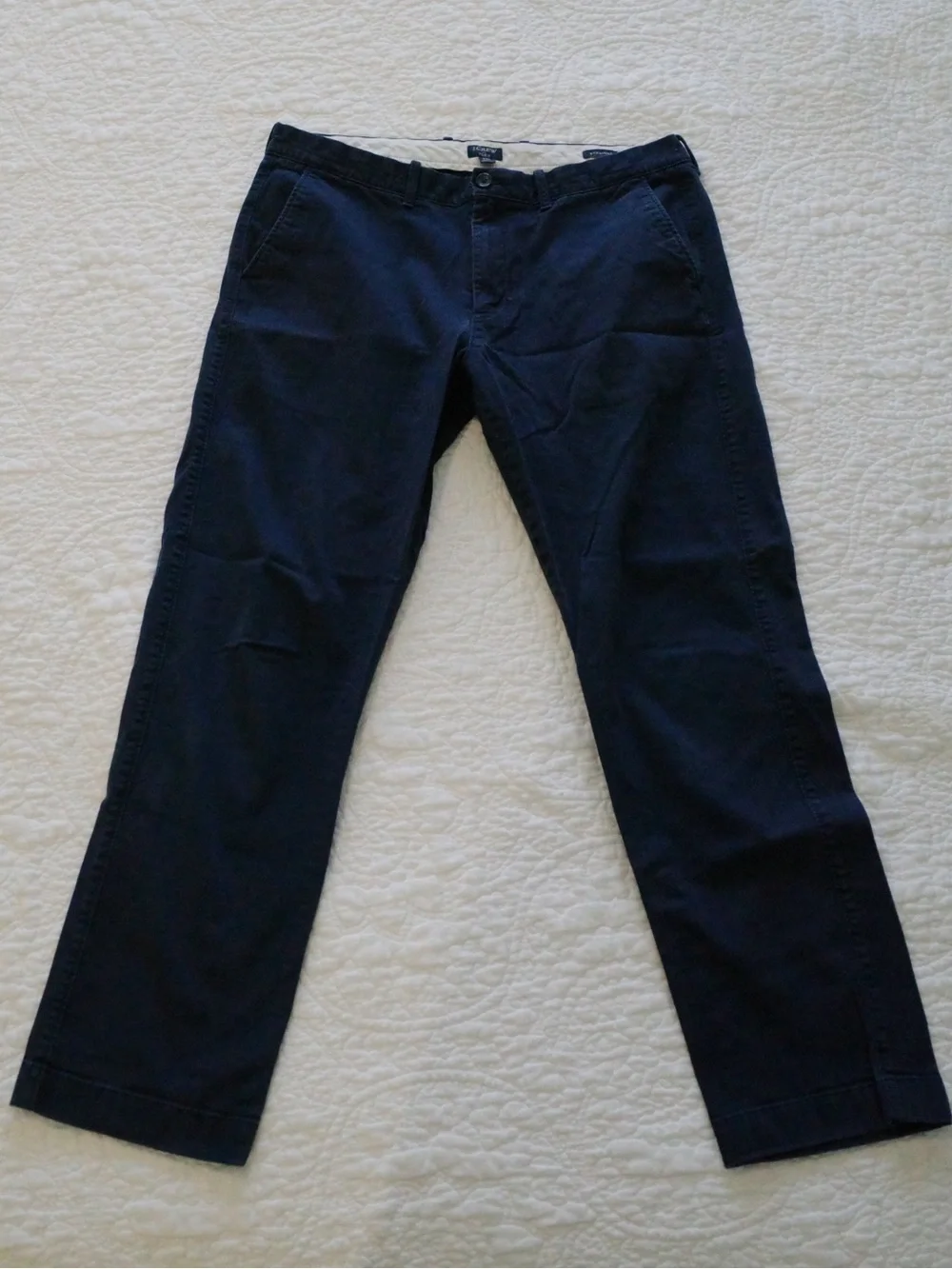 J. Crew Men's Navy Blue Chinos